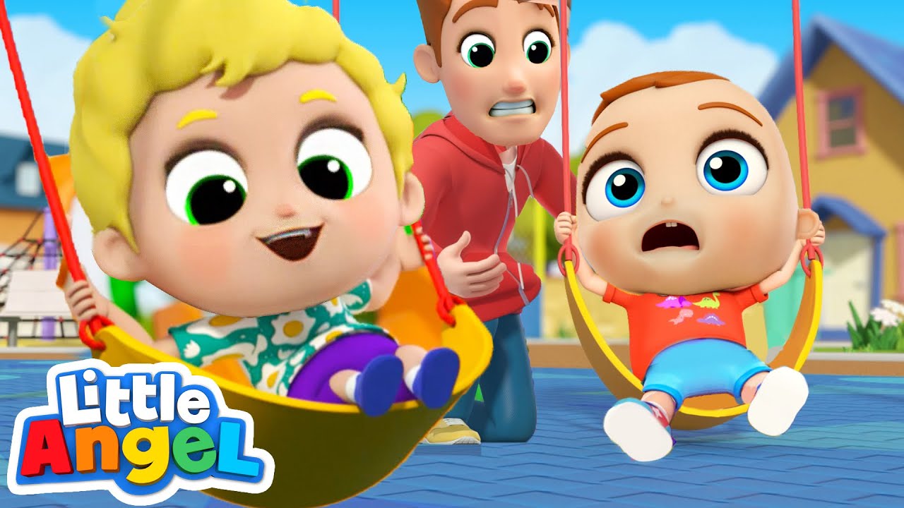 Play Safe At The Playground | Little Angel Kids Songs & Nursery Rhymes 