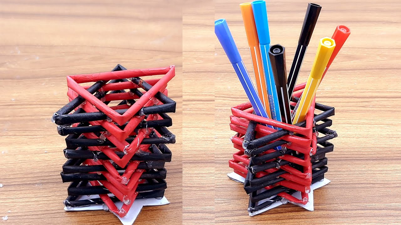 DIY! Paper crafts idea#Paper Pen Stand#Easy to make Paper Paper pen stand @Dian Crafts 