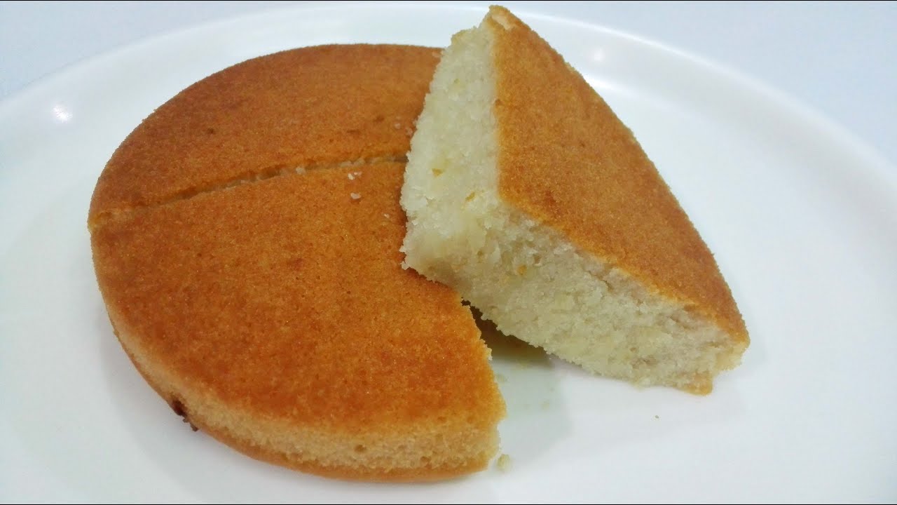 Eggless Vanilla Sponge Cake || Pressure Cooker Eggless Sponge Cake Recipe 