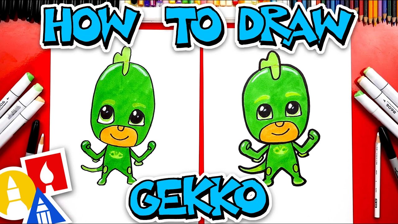 How To Draw Gekko From Pj Masks - gek ko pj mask roblox