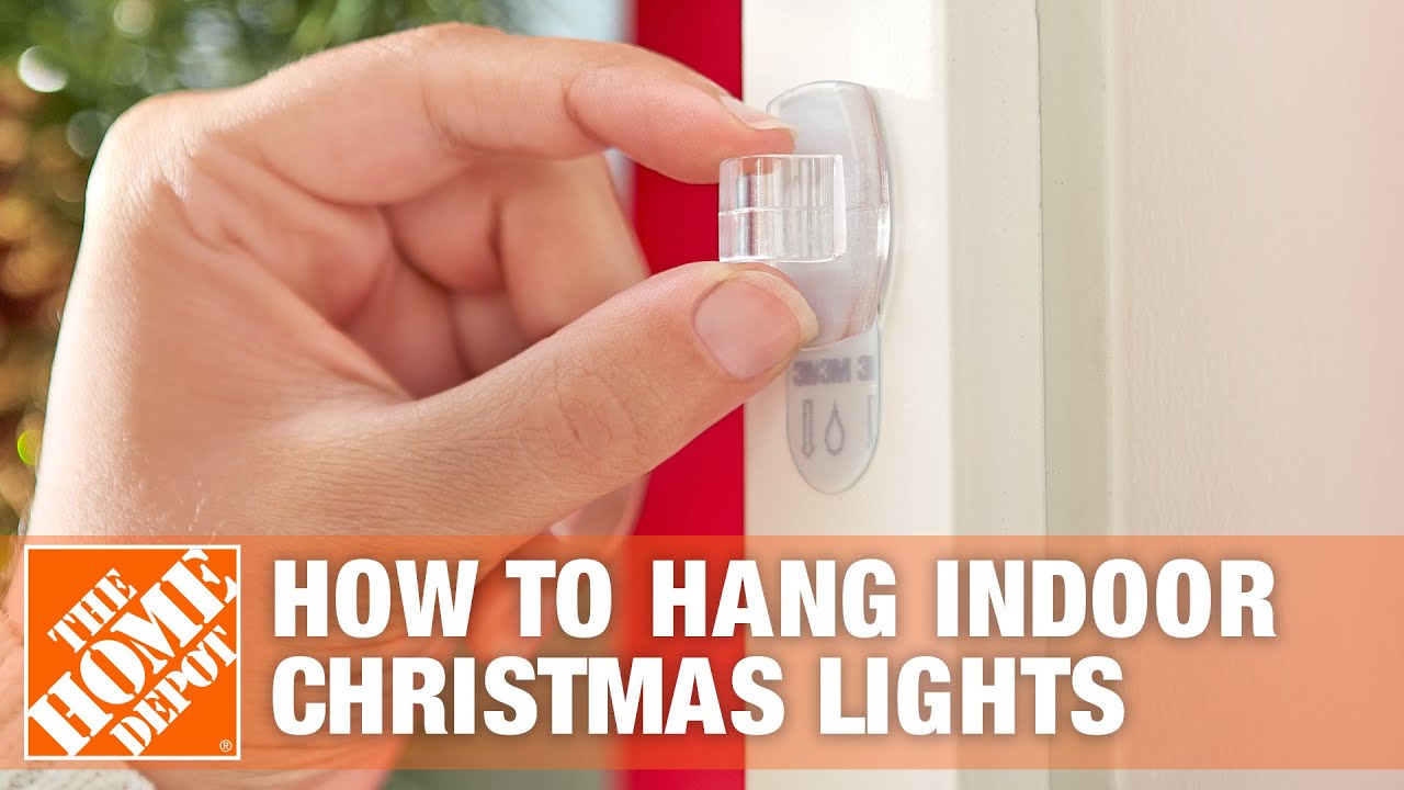 How to Hang Indoor Christmas Lights | The Home Depot 
