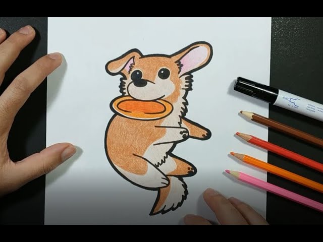 Como dibujar un perro paso a paso 63 | How to draw a dog 63 