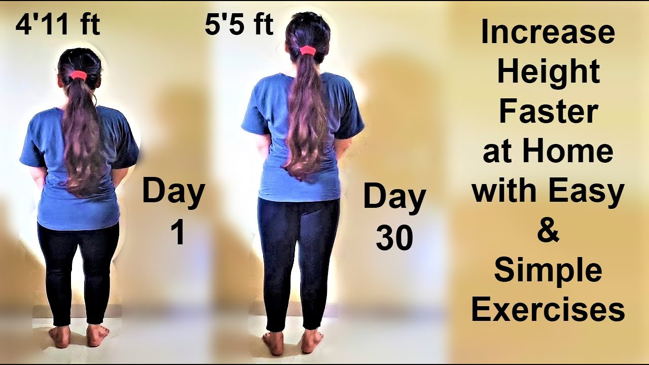 Increase Height in 1 WEEK & Become taller with Simple Exercise at Home 