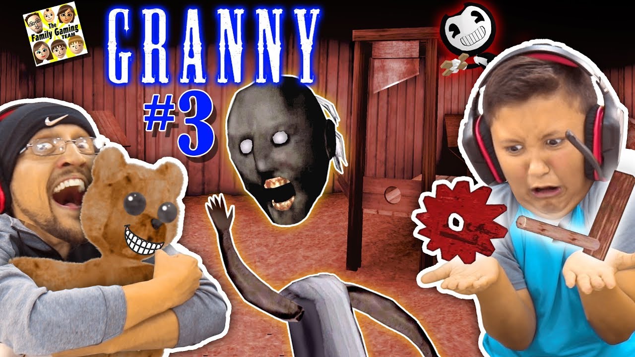 Granny Has No Head She Broke My Chair Has New Secrets Fgteev Escape Granny 3 Gurkey - roblox escape evil granny vs good granny youtube