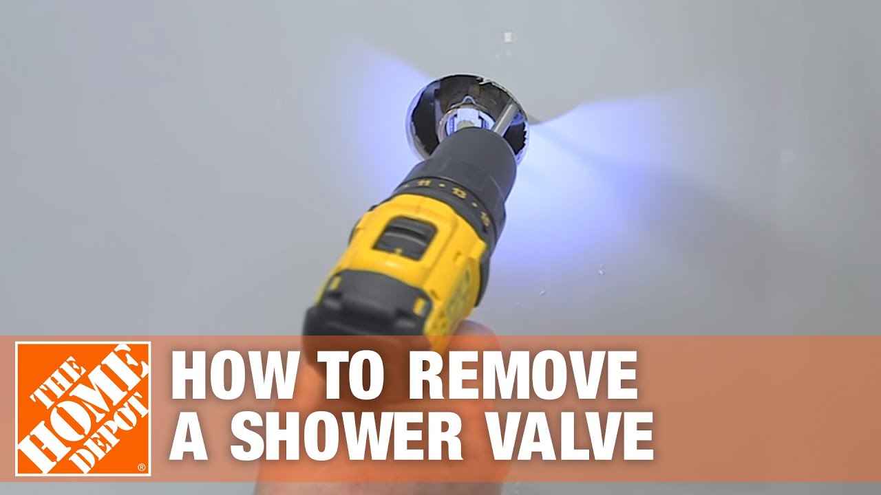 How to Remove a Shower Valve | The Home Depot 