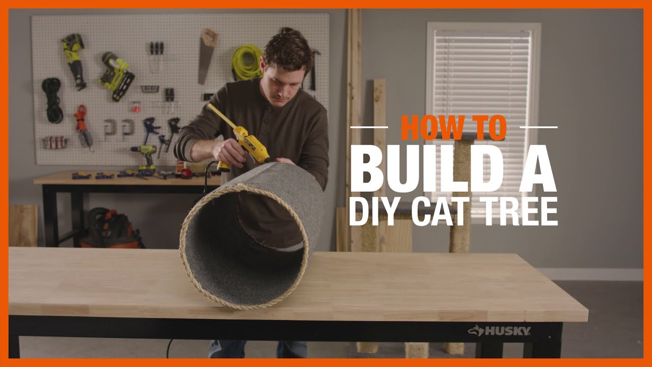 How to Build a DIY Cat Tree | The Home Depot 1