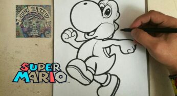 COMO DIBUJAR A YOSHI – MARIO BROS / how to draw yoshy – mario bros