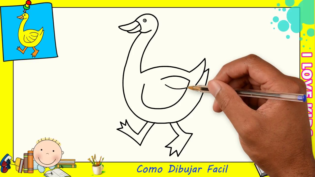 Como dibujar un pato