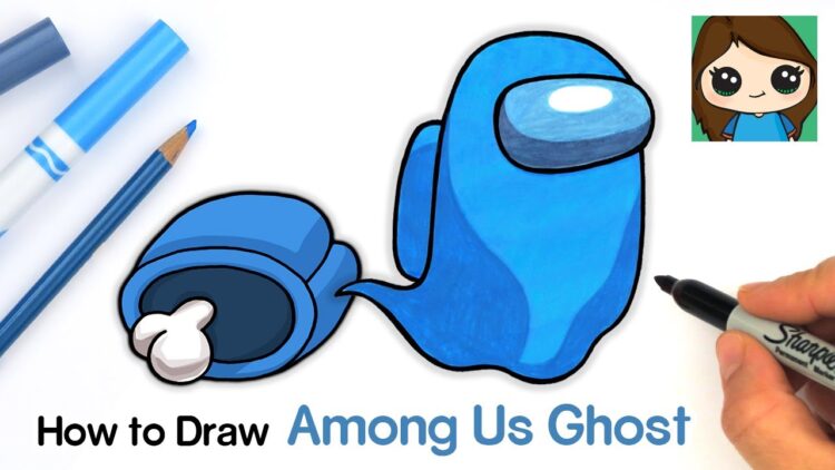 How To Draw Among Us Broken Body And Ghost