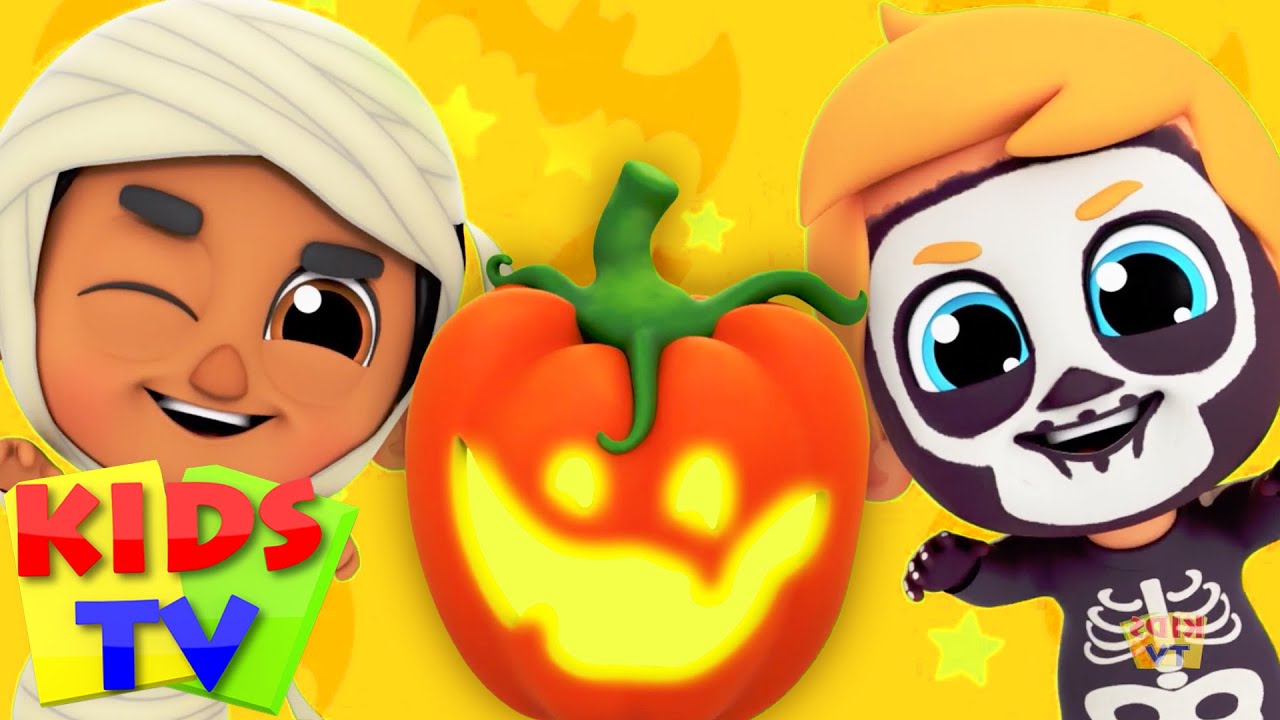 Peek A Boo Song | It's Halloween Songs for Babies | Scary Cartoon | Baby Toot Toot | Kids Tv 