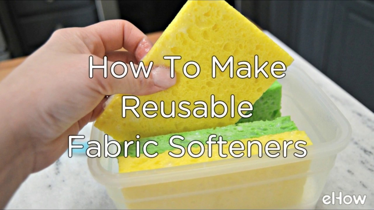Homemade Reusable Scented Fabric Softeners 