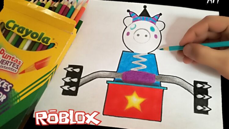 Como Dibujar Y Colorear A Jukebox Joker De Piggy Roblox How To Draw Jukebox Joker From Piggy - dibujo de piggy roblox para colorear