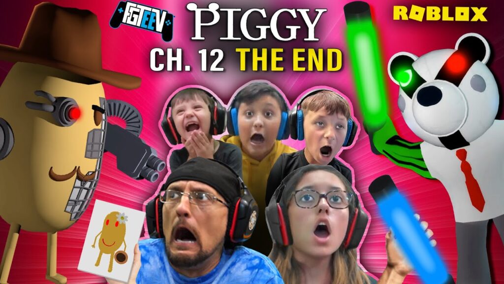Roblox Piggy Chapter 12 The Plant Fgteev Multiplayer Escape The End - escaping piggy chapter 13 peppa s house piggy maps custom builds roblox piggy youtube