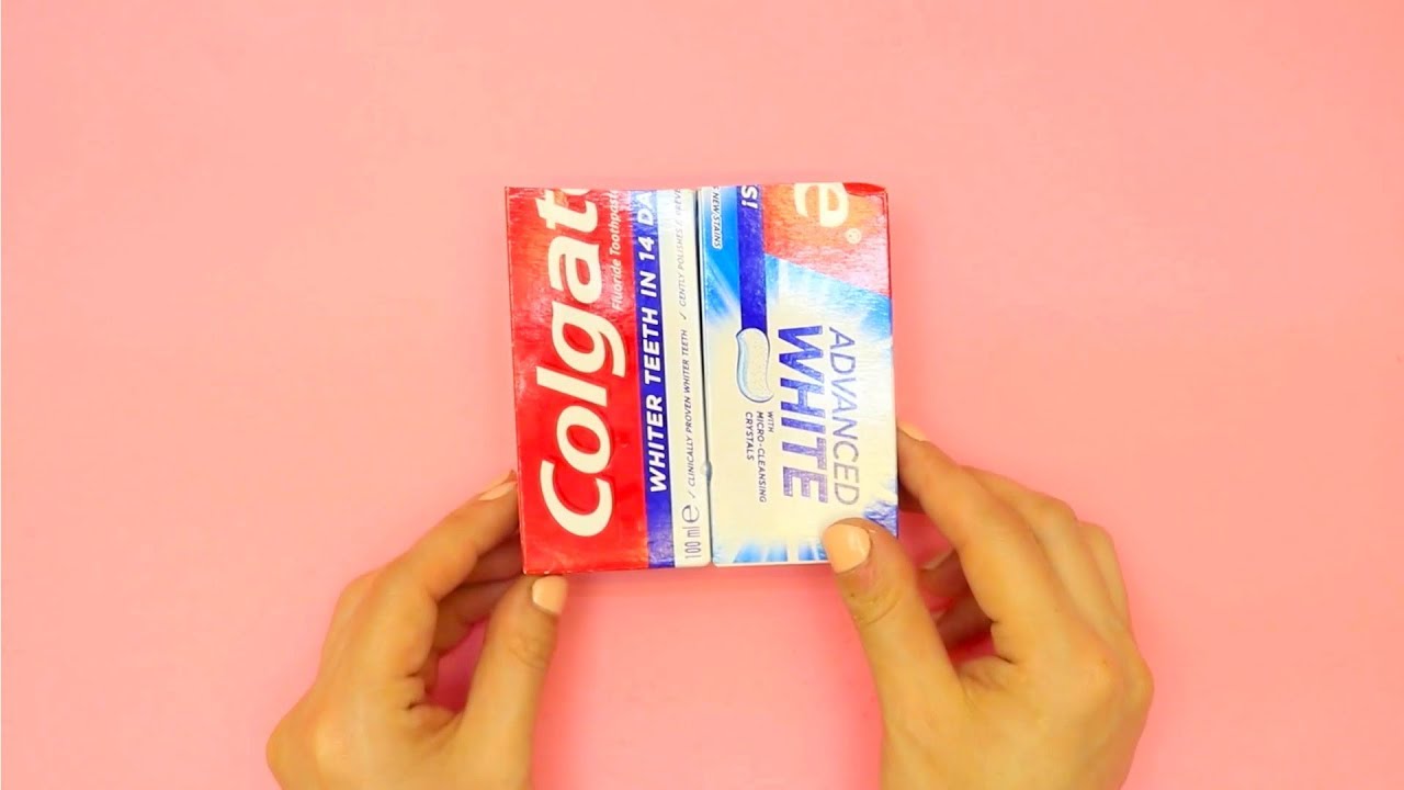 DIY COLGATE BOX REUSE IDEAS || HOW TO REUSE TOOTHPASTE BOX 1
