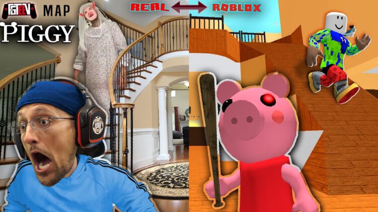 Roblox Piggy But In Our House Escape The Fgteev House Tour Custom Build Mode Map - eat anything aimulator new 1k code roblox