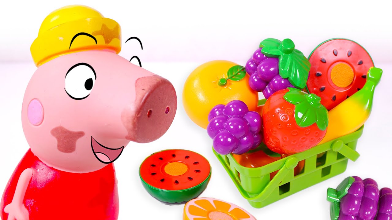 Aprende las FRUTAS con Peppa Pig ??? Vídeos para niños 