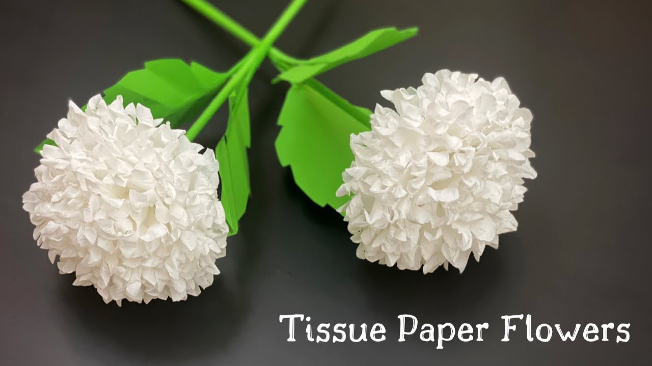 Tissue Paper Flowers / PAPER FLOWERS / DIY PAPER FLOWER / Paper Craft / Paper Crafts Flowers 