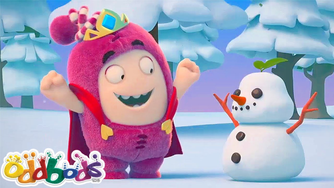 Hore! Salju Turun.. Di bulan Agustus? | Oddbods | BARU | Kartun Lucu Untuk Anak 