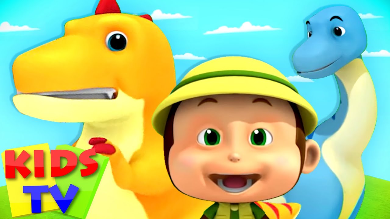 Dinosaur Song | Dinosaur Zoo | Loco Nuts | Nursery Rhymes & Baby Song - Kids Tv 