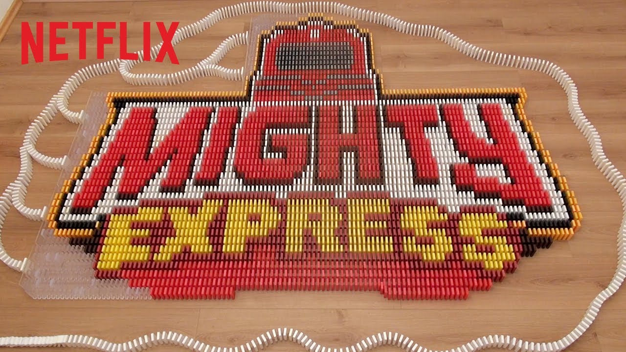 Mighty Express in 45,000 Dominoes | Netflix Jr 