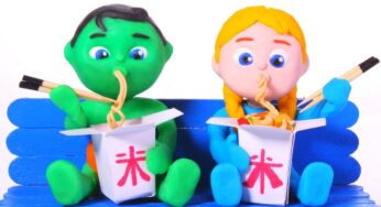 Kids Trying Chinese Food ❤ Cartoons For Kids