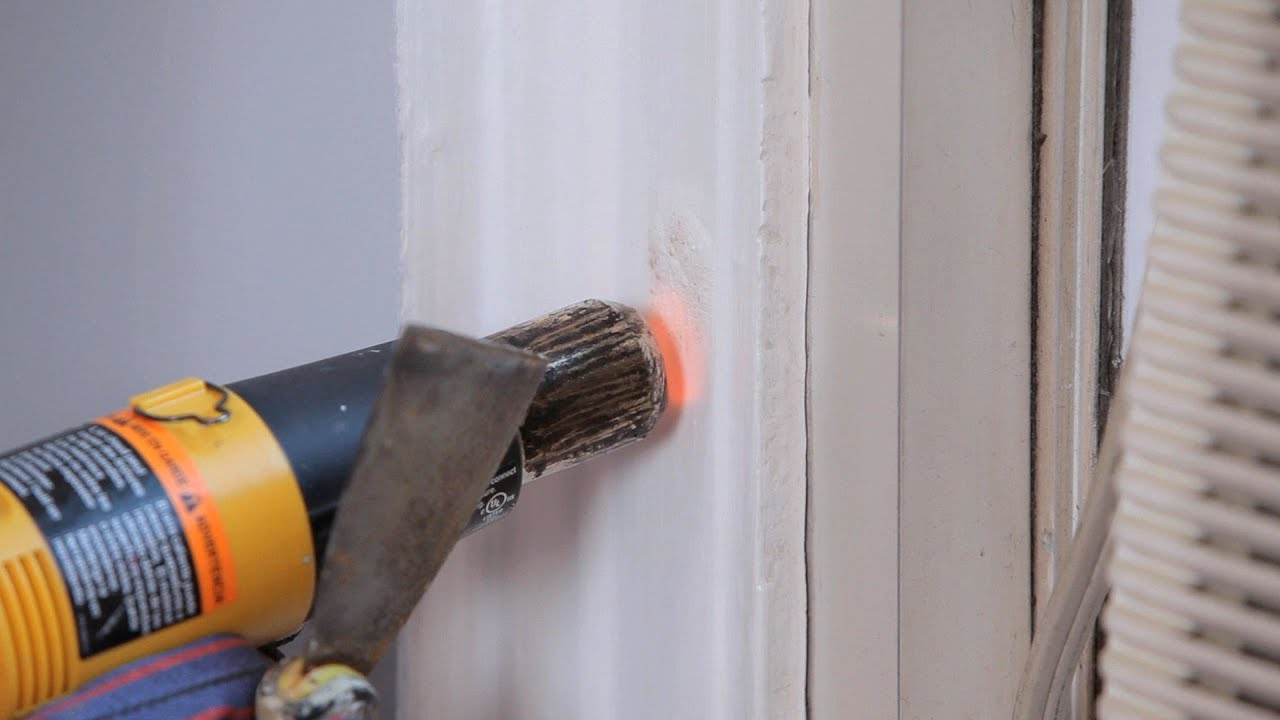 How to Strip Paint Using a Heat Gun | House Painting 