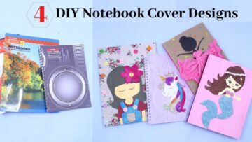 30 Customizable Diy Notebook Covers Cool Crafts