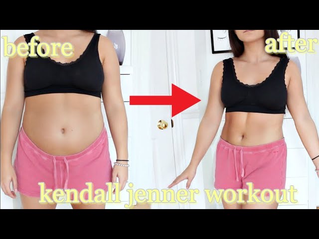 I TRIED KENDALL JENNER FULL BODY WORKOUT FOR 1 WEEK !! *I lost 8 pounds* 