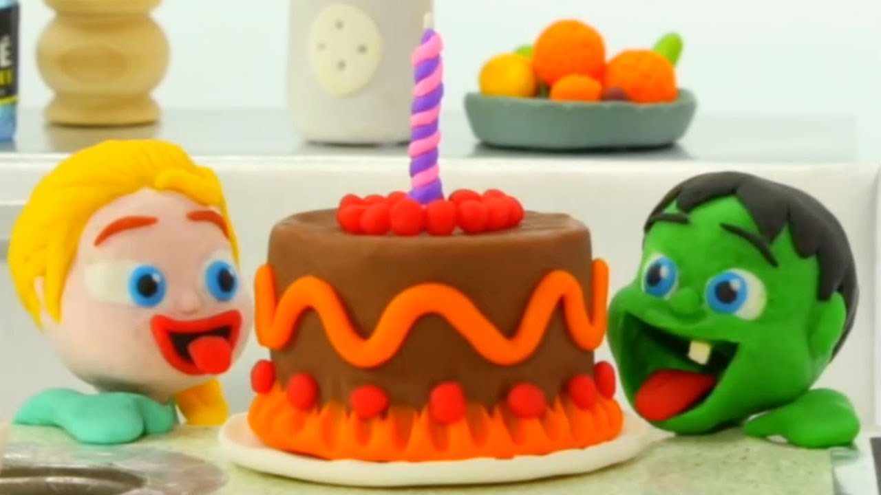 Kids Try A Chocolate Cake ❤ Cartoons For Kids 