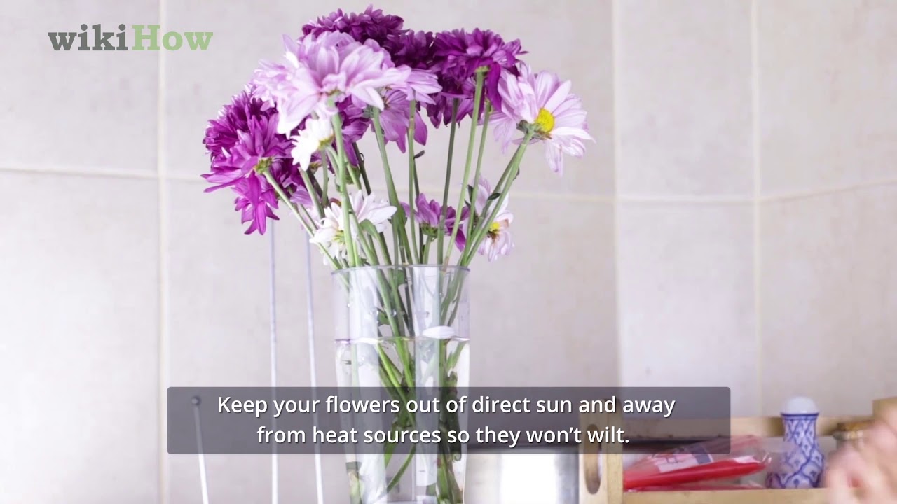 How to Keep Flowers Fresh 