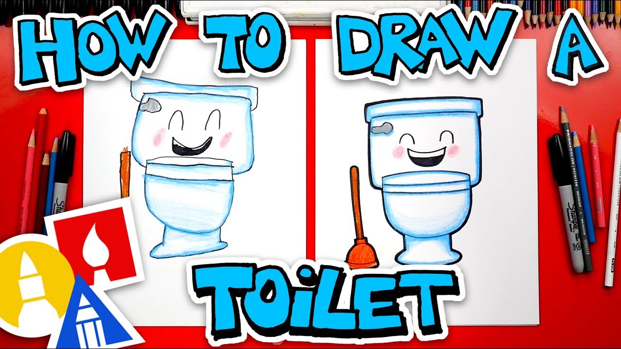 How To Draw A Toilet 