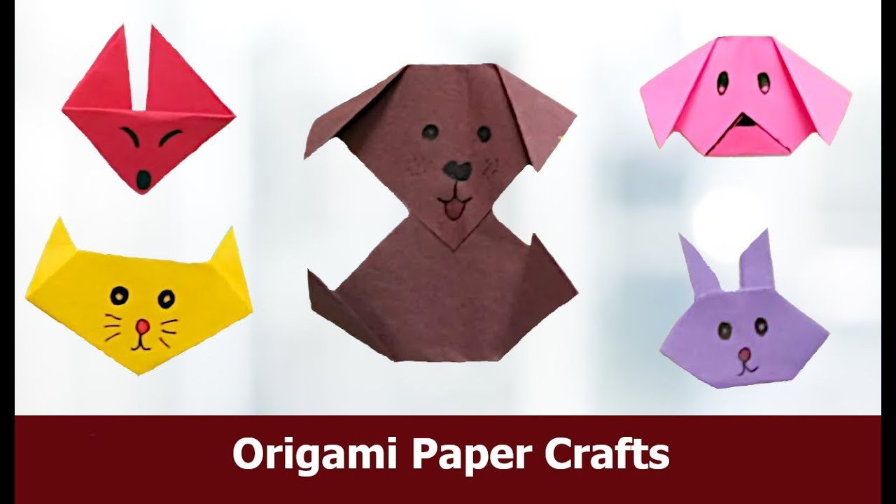 #papercraft #OrigamiAnimals #OrigamiCrafts Easy Origami Paper Craft Tutorial | Aloha Crafts 