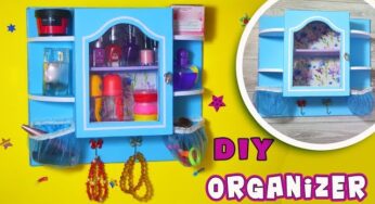 DIY IDEA WALL ORGANIZER FOR COSMETICS