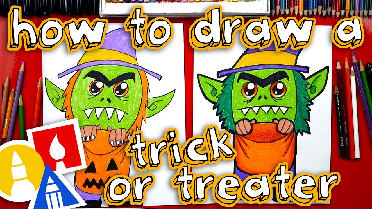 How To Draw A Trick-or-Treater 