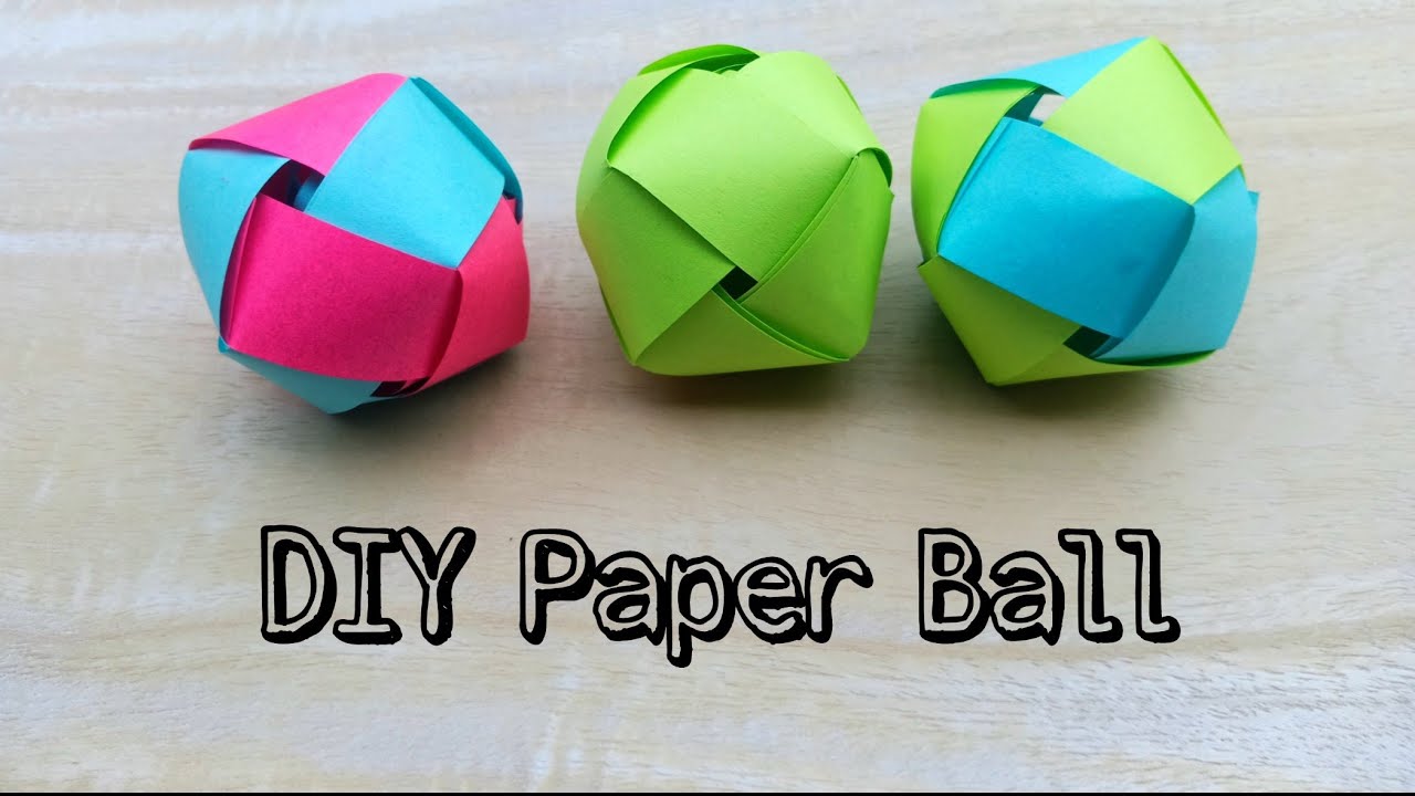 DIY Paper Ball | How to Make Mini Paper Ball | Paper Craft 