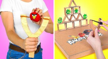 2 DIY Angry Birds Games In Real Life! || DIY Projects From Cardboard