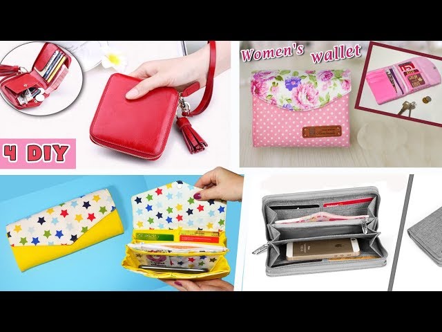 4 DIY WALLET PURSES AWESOME DESIGN 