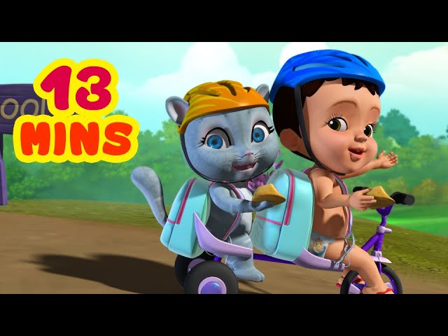 குட்டீஸ் விரும்பும் சைக்கிளாம் - Cycle Song | Tamil Rhymes for Children | Infobells 