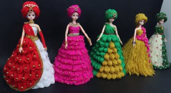 5 New design woolen craft doll | 5 way to decorate dolls