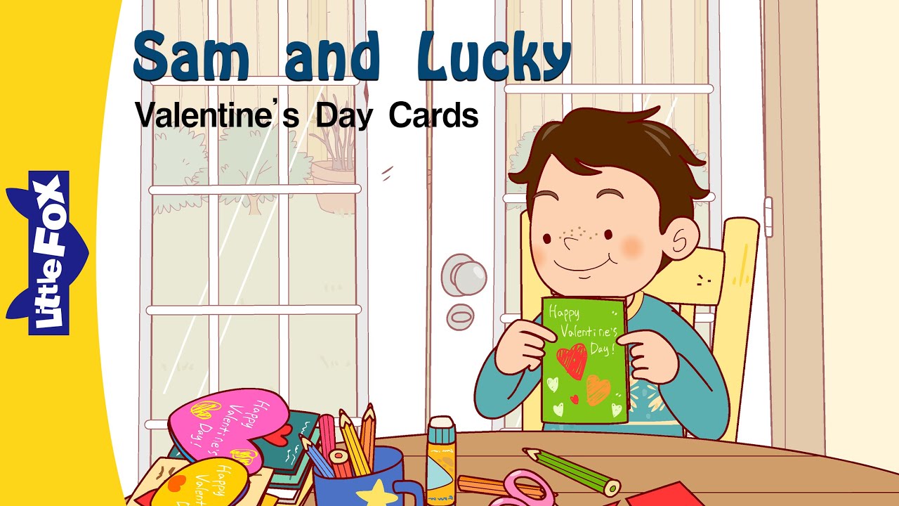 Sam and Lucky | Valentine's Day Cards | Friendship | Little Fox | Animated Stories for Kids 