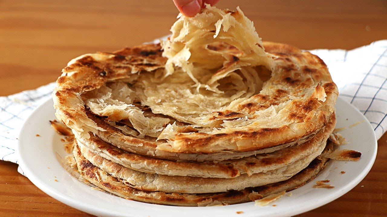 HOJALDRADAS tortillas de harina de trigo- Deliciosa Katlama uzbeka 