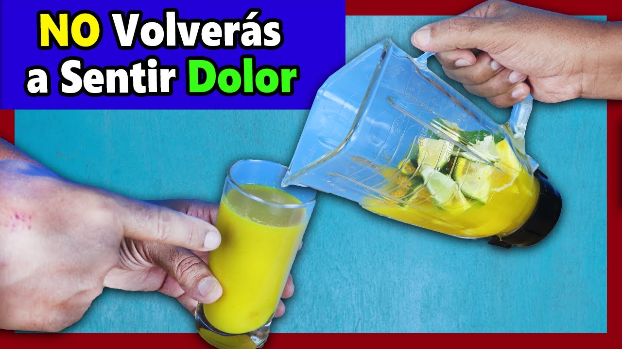 ?Este JUGO Sirve para la ARTRITIS INFLAMACIÓN DOLOR de RODILLA Articulaciones y CARTÍLAGOS 