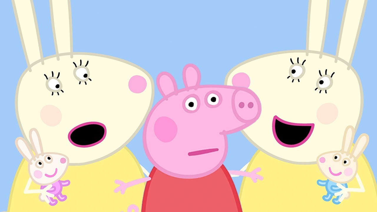 Peppa Pig Official Channel | Peppa Pig, Funny Mirrors and Twin Rabbits 