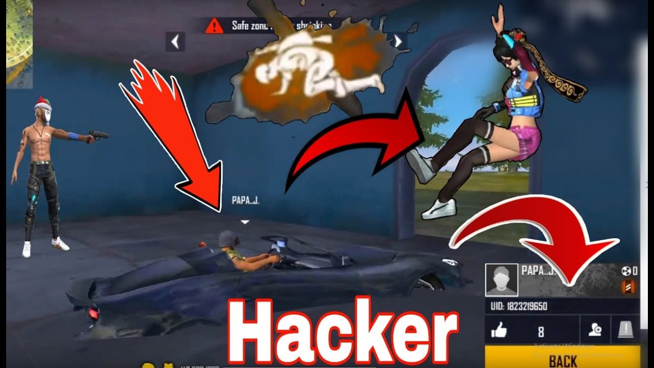 Wall Location Hacker Vs Pro Players Free Fire Desi Gamers