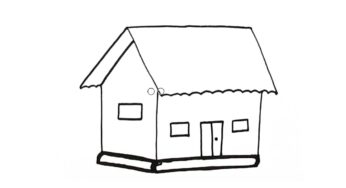 How to Draw a House | Step by Step Easy House Drawing