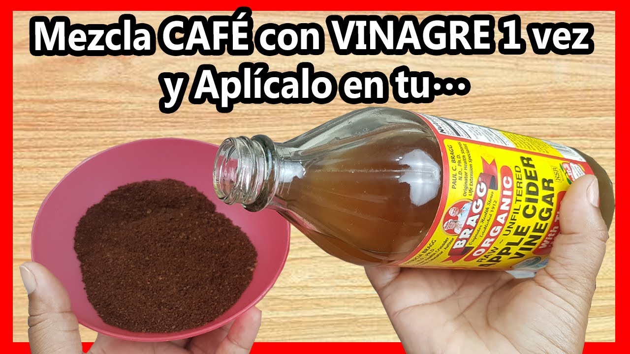 ¡Combina VINAGRE con CAFÉ y me lo agradecerás toda la vida! 