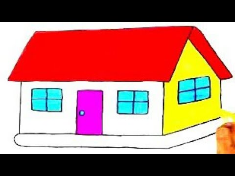 how to draw house drawing colouring tajmahal drawing hospital easy drawing color school drawing bike 