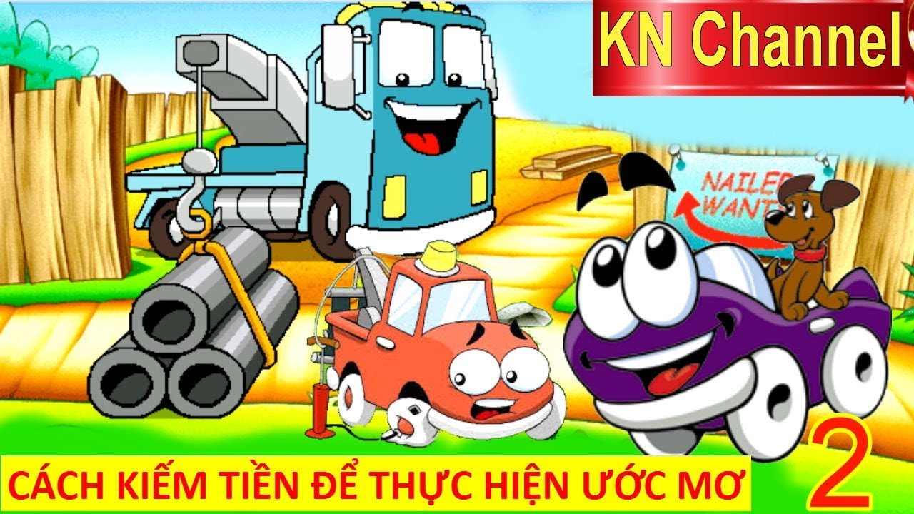 CÁCH KIẾM TIỀN ĐỂ THỰC HIỆN ƯỚC MƠ TRONG THẾ GIỚI XE ĐUA TẬP 2 | Trò chơi KN Channel giáo dục trẻ em 