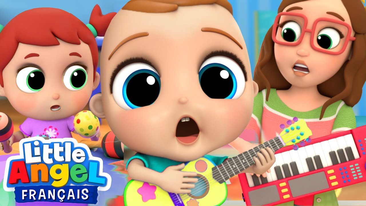 Jouons de la musique les amis! Comptines pour Bébé | Little Angel Français 