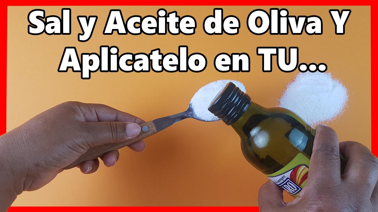 Esto son los beneficios de mezclar sal y aceite de oliva 